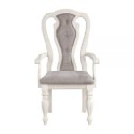 Gray & White Florian Chair DN01655 By ACME Dining Chair & Bench Mobilia Cleopatra 17 Gray & White Florian Chair DN01655 By ACME 17