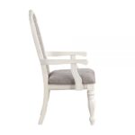 Gray & White Florian Chair DN01655 By ACME Dining Chair & Bench Mobilia Cleopatra 18 Gray & White Florian Chair DN01655 By ACME 18