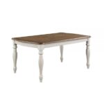 Oak & White Florian Dining Table DN01657 By ACME Luxury Dining Tables Mobilia Cleopatra 11 Oak & White Florian Dining Table DN01657 By ACME 11