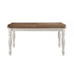 Oak & White Florian Dining Table DN01657 By ACME Luxury Dining Tables Mobilia Cleopatra 12 Oak & White Florian Dining Table DN01657 By ACME 12