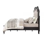 Beige & Black Chelmsford Bed By ACME Luxury Beds Mobilia Cleopatra 12 Beige & Black Chelmsford Bed By ACME 12