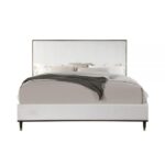 Light Gray & White Carena Bed By ACME Luxury Beds Mobilia Cleopatra 14 Light Gray & White Carena Bed By ACME 14