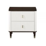 White & Brown Carena Nightstand BD02028 By ACME Luxury Bedroom Nightstands Mobilia Cleopatra 18 White & Brown Carena Nightstand BD02028 By ACME 18