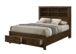 Oak Merrliee II Bed By ACME Luxury Beds Mobilia Cleopatra 18 Oak Merrliee II Bed By ACME 18