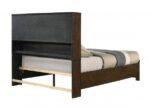 Oak Merrliee II Bed By ACME Luxury Beds Mobilia Cleopatra 19 Oak Merrliee II Bed By ACME 19