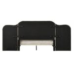 Beige Linen Ranallo Bed By ACME Luxury Beds Mobilia Cleopatra 17 Beige Linen Ranallo Bed By ACME 17