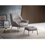 Khaki/Sandstone Leather Jabel Accent Chair By ACME Accent Chairs Mobilia Cleopatra 17 Khaki/Sandstone Leather Jabel Accent Chair By ACME 17