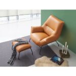 Khaki/Sandstone Leather Jabel Accent Chair By ACME Accent Chairs Mobilia Cleopatra 22 Khaki/Sandstone Leather Jabel Accent Chair By ACME 22