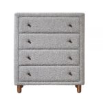 Gray Boucle Cleo Chest BD02474 By ACME Bedroom Chest of Drawers Mobilia Cleopatra 14 Gray Boucle Cleo Chest BD02474 By ACME 14