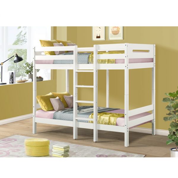 White Esin Twin/Twin Bunk Bed BD01864 By ACME 5