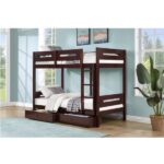 Espresso Esin Twin/Twin Bunk Bed By ACME Bunk and Loft Beds Mobilia Cleopatra 11 Espresso Esin Twin/Twin Bunk Bed By ACME 11