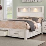 White Karla Bed CM7500WH By Furniture of America 11