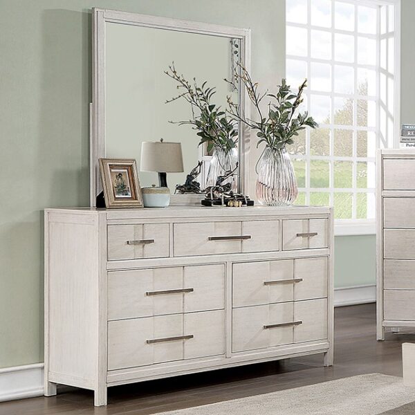 White Berenice Dresser CM7580WH-D By Furniture of America 5