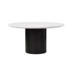 Engineering Marble Top & Black Jaramillo Dining Table DN02141 By ACME Luxury Dining Tables Mobilia Cleopatra 9 Engineering Marble Top & Black Jaramillo Dining Table DN02141 By ACME 9
