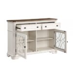 Oak & White Florian Server DN01656 By ACME Servers Mobilia Cleopatra 13 Oak & White Florian Server DN01656 By ACME 13