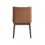 White Boucle, Brown Velvet & Walnut Ginny Side Chair DN02308 By ACME 19