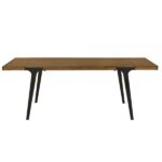 Walnut & Black Hillary Dining Table DN02305 By ACME Luxury Dining Tables Mobilia Cleopatra 16 Walnut & Black Hillary Dining Table DN02305 By ACME 16