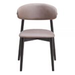 Gray Fabric & Black Lanae Side Chair DN02365 By ACME Dining Chair & Bench Mobilia Cleopatra 14 Gray Fabric & Black Lanae Side Chair DN02365 By ACME 14