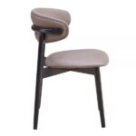 Gray Fabric & Black Lanae Side Chair DN02365 By ACME Dining Chair & Bench Mobilia Cleopatra 15 Gray Fabric & Black Lanae Side Chair DN02365 By ACME 15