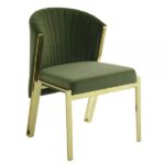 Green Velvet Fallon Side Chair DN01956 By ACME Dining Chair & Bench Mobilia Cleopatra 20 Green Velvet Fallon Side Chair DN01956 By ACME 20