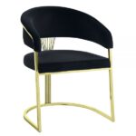 Black Velvet Fallon Side Chair DN01954 By ACME 16