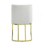 Beige Velvet Zazie Side Chair DN02232 By ACME Dining Chair & Bench Mobilia Cleopatra 15 Beige Velvet Zazie Side Chair DN02232 By ACME 15