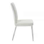 Beige Leather Kamaile Side Chair DN02134 By ACME Dining Chair & Bench Mobilia Cleopatra 18 Beige Leather Kamaile Side Chair DN02134 By ACME 18