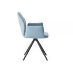 Light Blue Leather Segismunda Side Chair DN02403 By ACME 13