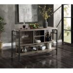 Oak & Sandy Gray Edina Kitchen Island DN01935 By ACME Counter Mobilia Cleopatra 13 Oak & Sandy Gray Edina Kitchen Island DN01935 By ACME 13
