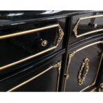 Betria Black and Gold Console Cabinet AC01892 By ACME Accent Console Tables Mobilia Cleopatra 18 Betria Black and Gold Console Cabinet AC01892 By ACME 18