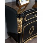 Betria Black and Gold Console Cabinet AC01892 By ACME Accent Console Tables Mobilia Cleopatra 19 Betria Black and Gold Console Cabinet AC01892 By ACME 19