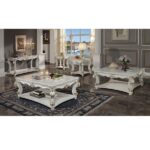 Vendome Sofa Table in Antique Pearl Finish LV01528 By ACME 20