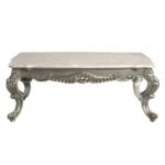 Natural Marble & Bronze Miliani Coffee Table LV01783 By ACME 12