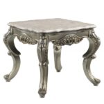 Natural Marble & Bronze Miliani End Table LV01784 By ACME End Tables Mobilia Cleopatra 12 Natural Marble & Bronze Miliani End Table LV01784 By ACME 12