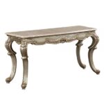 Natural Marble & Bronze Miliani Accent Table LV01785 By ACME 10
