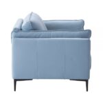 Light Blue Leather Mesut Loveseat LV02388 By ACME Luxury Loveseats Mobilia Cleopatra 18 Light Blue Leather Mesut Loveseat LV02388 By ACME 18