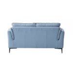 Light Blue Leather Mesut Loveseat LV02388 By ACME Luxury Loveseats Mobilia Cleopatra 19 Light Blue Leather Mesut Loveseat LV02388 By ACME 19