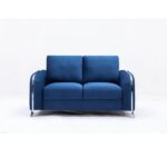 Blue Velvet Wenona Loveseat LV01775 By ACME Luxury Loveseats Mobilia Cleopatra 13 Blue Velvet Wenona Loveseat LV01775 By ACME 13