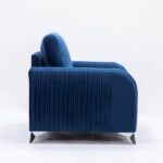 Blue Velvet Wenona Chair LV01776 By ACME Living Chairs Mobilia Cleopatra 15 Blue Velvet Wenona Chair LV01776 By ACME 15