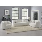 Beige Chenille Odette Loveseat LV01918 By ACME Luxury Loveseats Mobilia Cleopatra 17 Beige Chenille Odette Loveseat LV01918 By ACME 17
