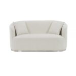 Beige Chenille Odette Loveseat LV01918 By ACME Luxury Loveseats Mobilia Cleopatra 14 Beige Chenille Odette Loveseat LV01918 By ACME 14