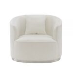 Beige Chenille Odette Chair LV01919 By ACME Living Chairs Mobilia Cleopatra 14 Beige Chenille Odette Chair LV01919 By ACME 14