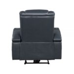 Blue & Black Leather Alair Recliner LV02459 By ACME 25