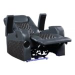 Blue & Black Leather Alair Recliner LV02459 By ACME 27