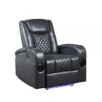 Dark Gray Leather Alair Recliner LV02460 By ACME 22