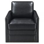 Black Leather Rocha Accent Chair AC01885 By ACME Accent Chairs Mobilia Cleopatra 15 Black Leather Rocha Accent Chair AC01885 By ACME 15