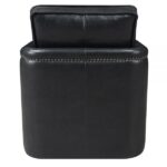 Black Leather Rocha Accent Chair AC01885 By ACME Accent Chairs Mobilia Cleopatra 17 Black Leather Rocha Accent Chair AC01885 By ACME 17