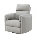 Gray Leather Aire Sagen Glider Recliner LV01880 By ACME Recliners Mobilia Cleopatra 16 Gray Leather Aire Sagen Glider Recliner LV01880 By ACME 16