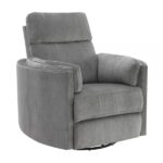 Charcoal Chenille Sagen Recliner W/Swivel & Glider LV01879 By ACME Recliners Mobilia Cleopatra 16 Charcoal Chenille Sagen Recliner W/Swivel & Glider LV01879 By ACME 16