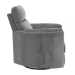 Charcoal Chenille Sagen Recliner W/Swivel & Glider LV01879 By ACME Recliners Mobilia Cleopatra 18 Charcoal Chenille Sagen Recliner W/Swivel & Glider LV01879 By ACME 18